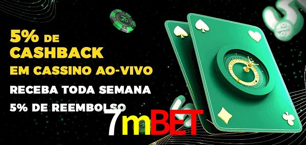 Promoções do cassino ao Vivo 7mbet